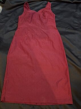 Grace Karin Burgundy Fitted Pencil Dress